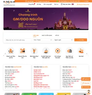 Hoteljob.vn platform preview