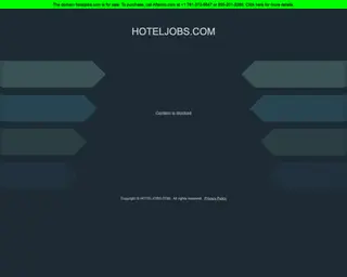 HotelJobs.com screenshot preview