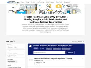 Houston Healthcare Jobs screenshot preview Houston Healthcare Jobs screenshot preview