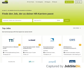 HR-Jobs.at platform preview