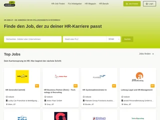 HR-Jobs.at platform preview