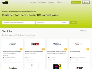 HR-Jobs.de platform preview