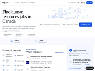 HRjob.ca platform preview