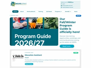 Hecate Strait Employment Development Society platform preview Hecate Strait Employment Development Society platform preview