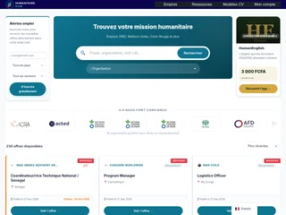 HumanitaireHub screenshot preview