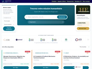 HumanitaireHub platform preview HumanitaireHub platform preview