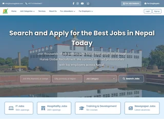 Hunxa Global Recruitment screenshot preview