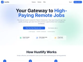 Hustlify screenshot preview