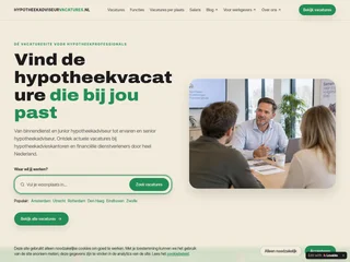Hypotheekadviseurvacatures.nl platform preview Hypotheekadviseurvacatures.nl platform preview