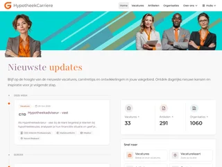 HypotheekCarriere.nl platform preview HypotheekCarriere.nl platform preview