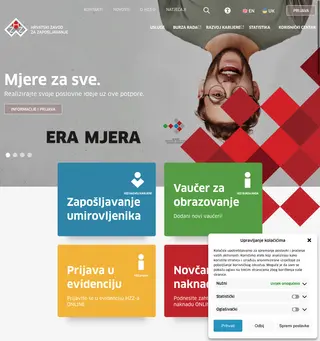HZZ – Hrvatski zavod za zapošljavanje platform preview