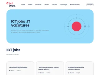 ict-jobs.be screenshot preview ict-jobs.be screenshot preview