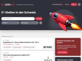 ictjobs.ch platform preview