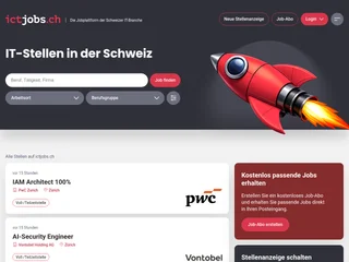 ictjobs.ch platform preview