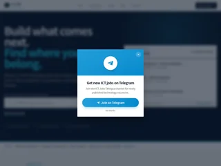 ICT Jobs Ethiopia platform preview