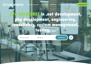 ICTvacatures.nl screenshot preview