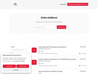 idarba.lt platform preview idarba.lt platform preview