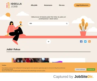 Ideella Jobb platform preview Ideella Jobb platform preview