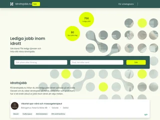 Idrottsjobb platform preview Idrottsjobb platform preview