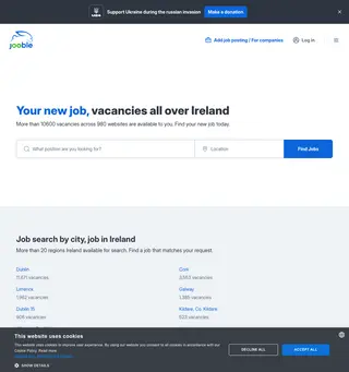 Jooble screenshot preview