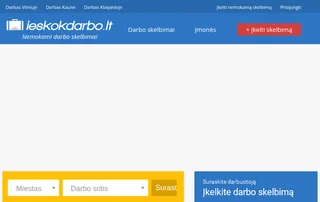 Ieškok darbo screenshot preview
