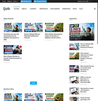 ijob.ma platform preview