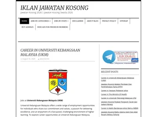 Iklan Jawatan Kosong platform preview Iklan Jawatan Kosong platform preview