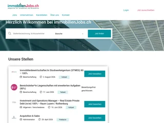 immobilienjobs.ch screenshot preview