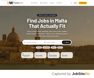 Impjieg platform preview Impjieg platform preview