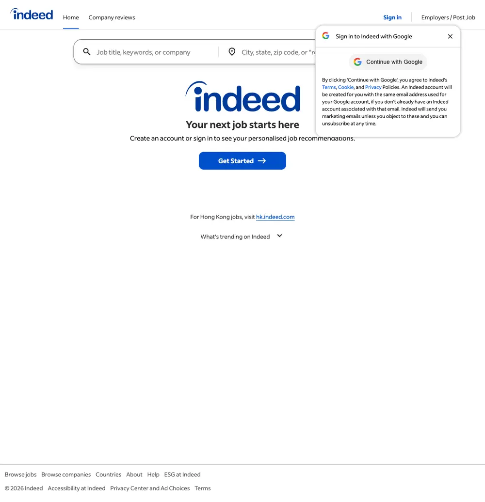 Indeed Pakistan job board platform screenshot showing job search interface