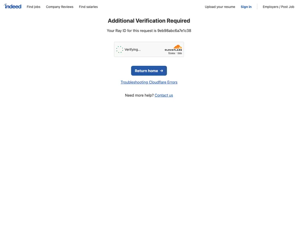 Indeed Netherlands job board platform screenshot showing job search interface