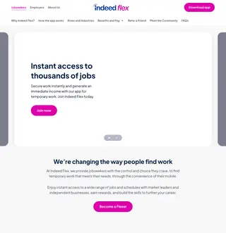 Indeed Flex UK screenshot preview