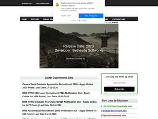 IndGovtJobs platform preview IndGovtJobs platform preview
