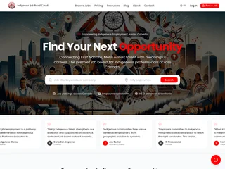 Indigenous Job Board Canada screenshot preview