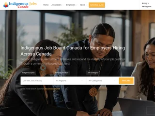 Indigenous Jobs Canada screenshot preview