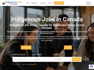 Indigenous Jobs Canada platform preview