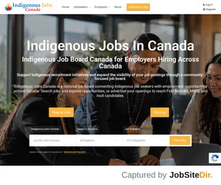 Indigenous Jobs Canada platform preview Indigenous Jobs Canada platform preview