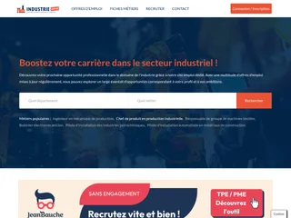 Industrie Emploi platform preview Industrie Emploi platform preview