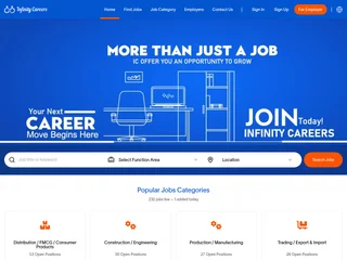 Infinity Careers platform preview