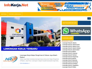 Infokerja.net platform preview Infokerja.net platform preview