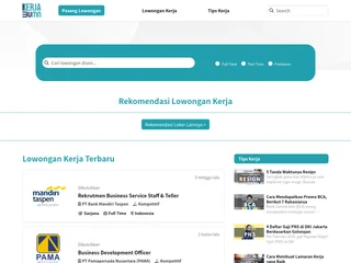 Info Kerja BUMN platform preview Info Kerja BUMN platform preview