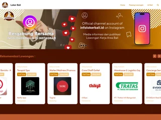 Loker Bali platform preview Loker Bali platform preview