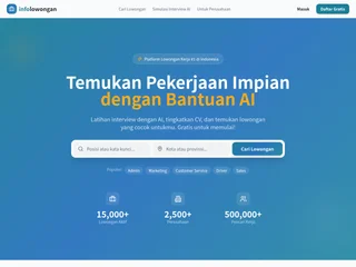 Infolowongan.com screenshot preview Infolowongan.com screenshot preview
