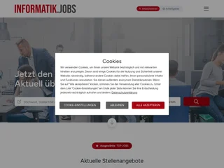 INFORMATIK.JOBS platform preview INFORMATIK.JOBS platform preview