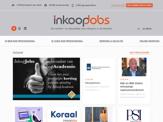 Inkoopjobs.nl platform preview Inkoopjobs.nl platform preview