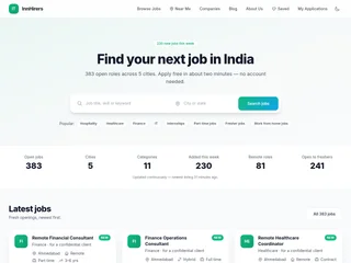 InnHirers platform preview InnHirers platform preview
