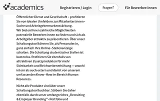 academics screenshot preview