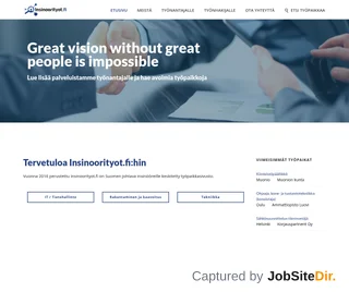 Insinoorityot.fi platform preview Insinoorityot.fi platform preview