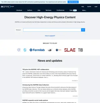 INSPIRE-HEP platform preview