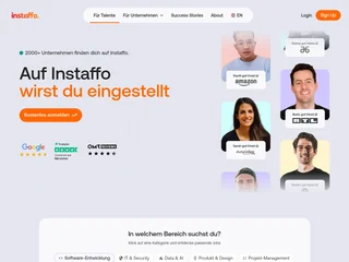 Instaffo screenshot preview